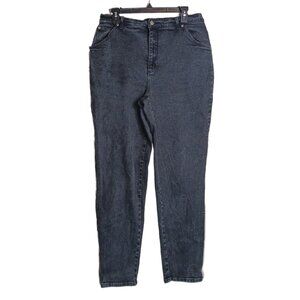 Just My Size Skinny Jeans Womens 18W/31 Black High Rise Curvy Stretch Denim